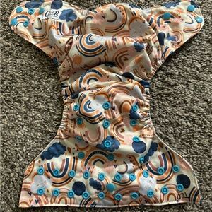 Colorful Patterned Kids Cloth Diaper